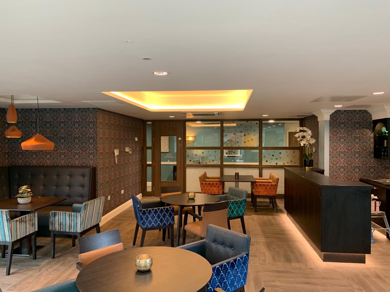 Lounge lighting installation, Commercial fit-out