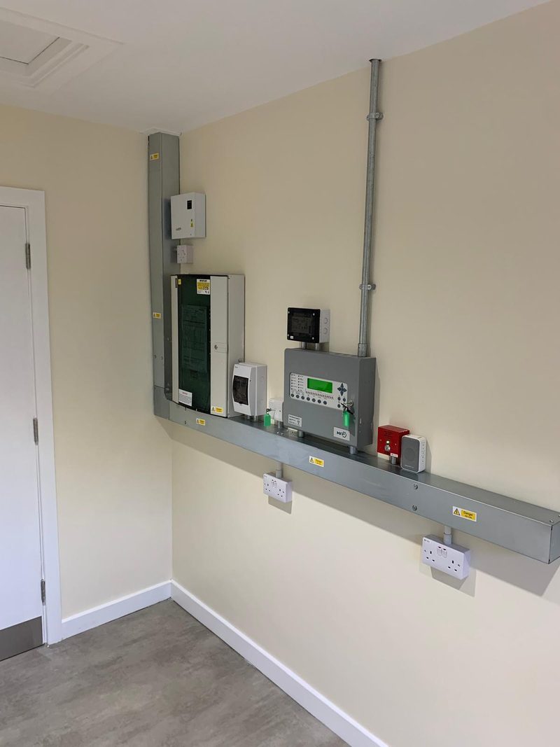 Distribution board installation, Electrical