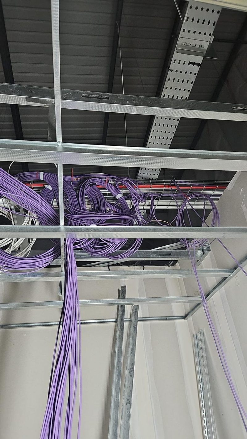 Cabling first fix, Electrical