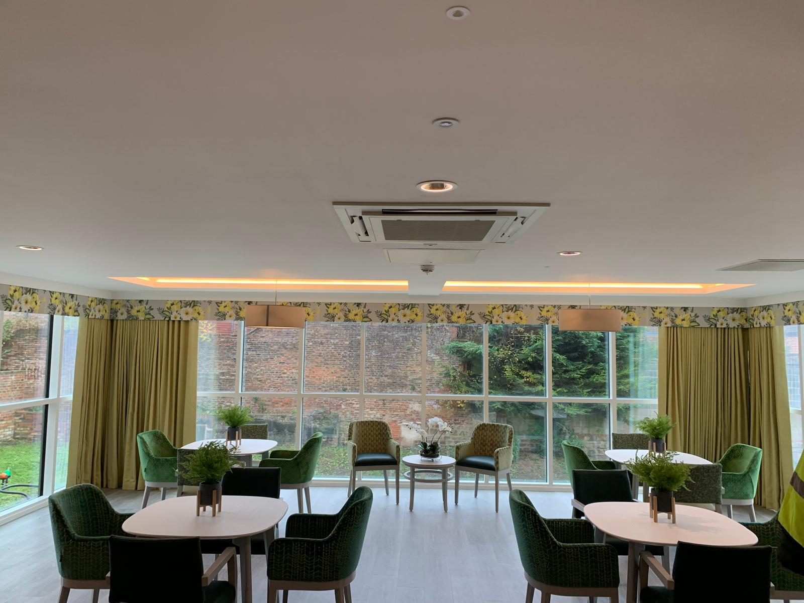 Dining room lighting, Commercial fit-out
