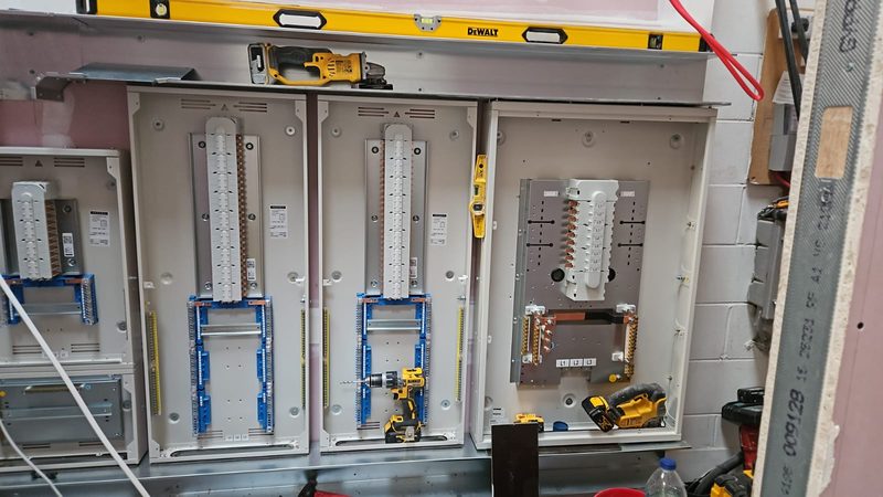First-fix distribution board, Electrical
